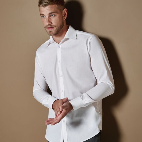 Kustom Kit Long Sleeve Slim Fit Business Shirt Thumbnail